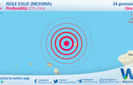 Sicilia: scossa di terremoto magnitudo 3.1 nei pressi di Isole Eolie (Messina)