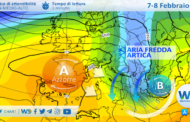 Sicilia: veloce incursione artica martedì. Attesi venti molto forti.
