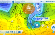 Sicilia, aria artica nel weekend: forti venti, maltempo e neve fino alla bassa montagna!