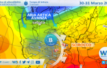 Sicilia: Scirocco con punte oltre i 25 gradi mercoledì su tirreniche. Segue maltempo e colpo di coda invernale entro il weekend.