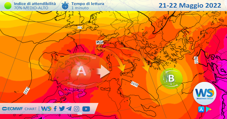 Sicilia: sarà un weekend semi-estivo con temperature ancora gradevoli. Locali picchi over 30 solo sull'entroterra.