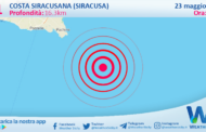 Scossa di terremoto magnitudo 3.1 nei pressi di Costa Siracusana (Siracusa)