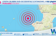 Scossa di terremoto magnitudo 3.0 nei pressi di Costa Calabra sud-occidentale (Catanzaro, Vibo Valentia, Reggio di Calabria)