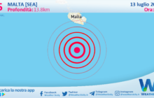 Scossa di terremoto magnitudo 3.5 nei pressi di Malta [Sea]