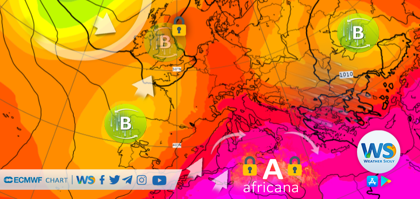 Sicilia: in arrivo una forte ondata di caldo africano!