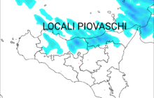 Sicilia: temperature gradevoli e locale instabilità sparsa.