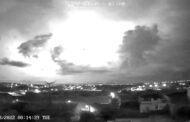 Sicilia: tempesta di fulmini in atto sul messinese tirrenico!