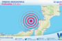 Scossa di terremoto magnitudo 3.4 nel Canale di Sicilia meridionale (MARE)