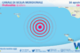 Scossa di terremoto magnitudo 2.7 nel Canale di Sicilia meridionale (MARE)