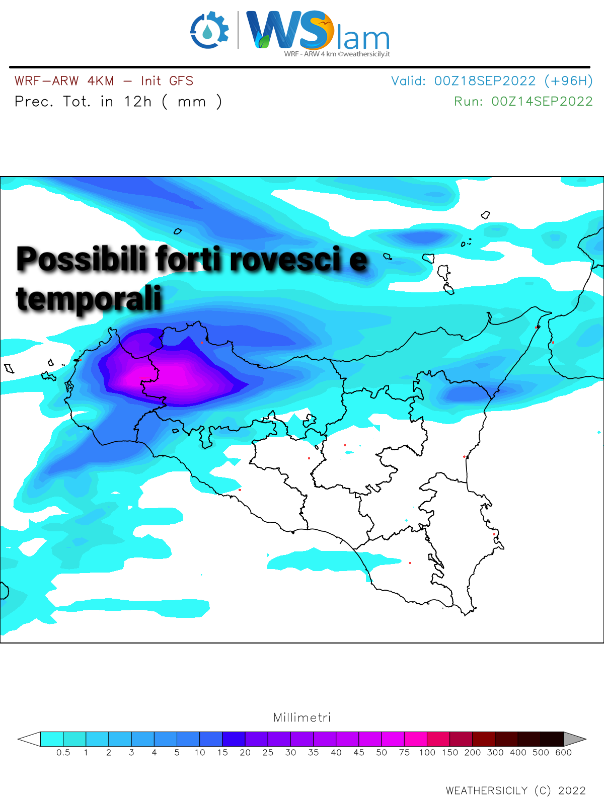 Meteo Sicilia: fine dell'estate! Sabato con piogge e temporali. Domenica netto calo termico ovunque!