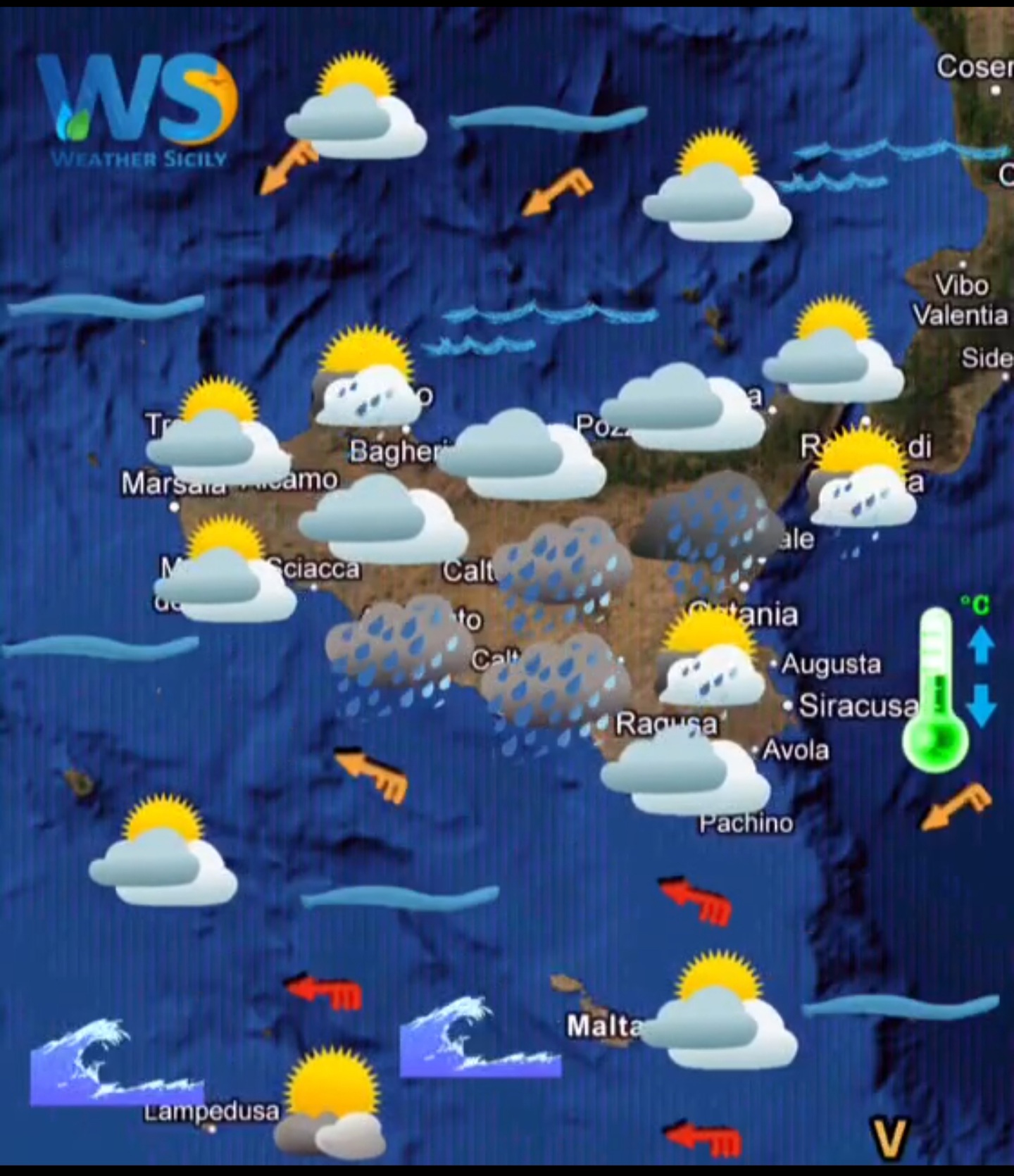 Meteo Sicilia: si chiude una giornata pienamente autunnale. Domani ancora locale instabilità!