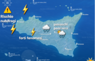Meteo Sicilia: maltempo in arrivo! rischio nubifragi domani.