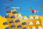 Meteo Palermo: piogge e locali temporali attesi domani!