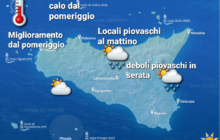 Meteo Sicilia: domani ancora locale instabilità. Calo termico dal pomeriggio ovunque!