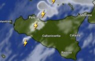 Meteo Sicilia: altri temporali in risalita dal Canale di Sicilia! La situazione vista dal sat live.