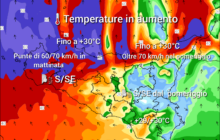 Meteo Sicilia: scirocco e punte max fino a +30°C domani! Piogge sparse in arrivo dal pomeriggio/sera.