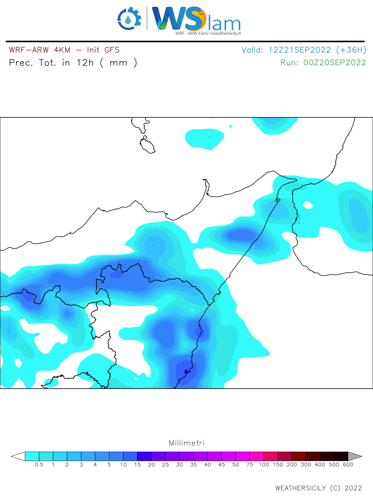 Meteo Messina e provincia: instabilità sparsa nelle prossime ore.