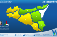 Sicilia: avviso rischio idrogeologico per giovedì 22 settembre 2022