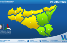 Sicilia: avviso rischio idrogeologico per giovedì 29 settembre 2022
