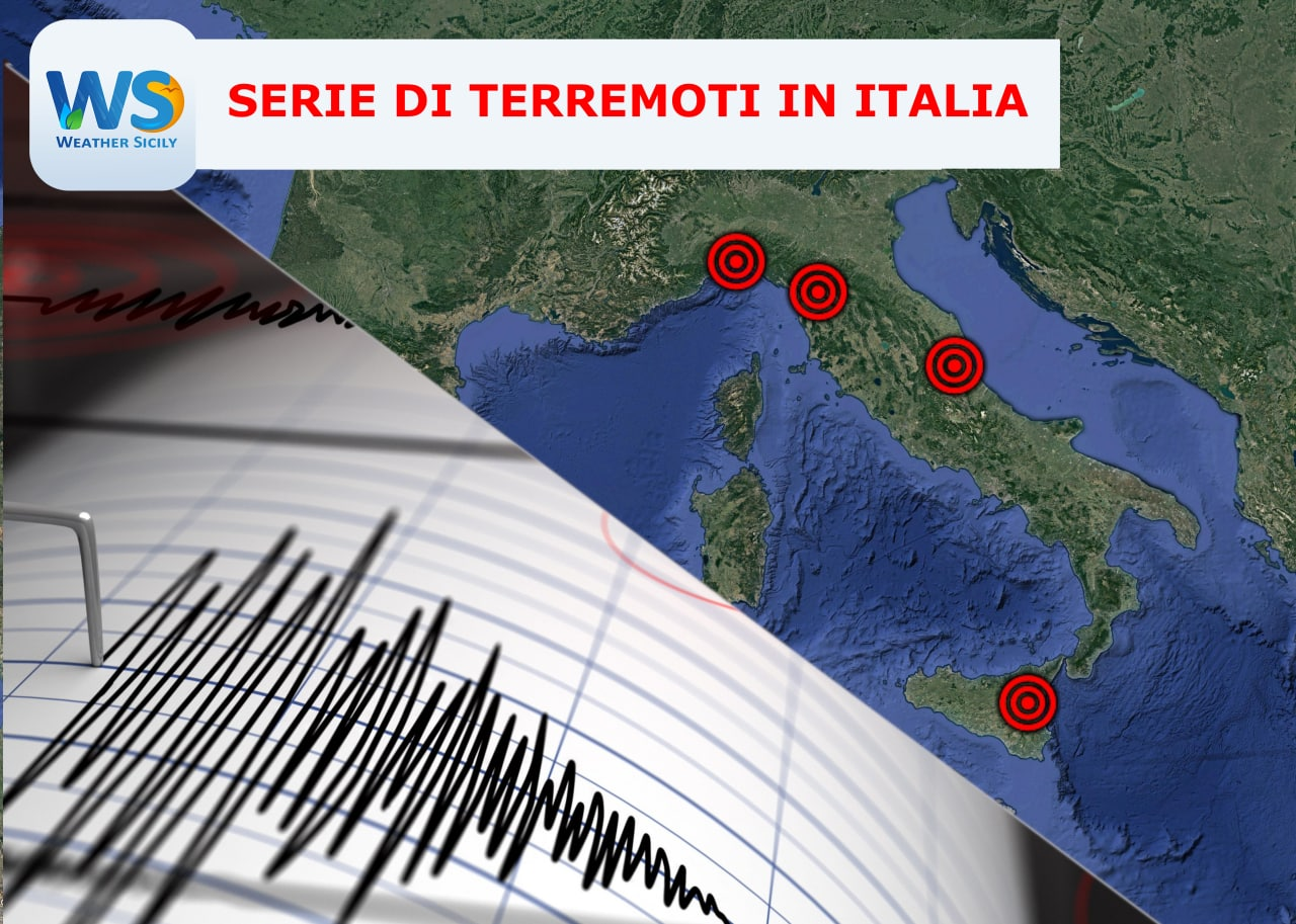 Terremoti in Italia: serie di scosse moderate da Genova a Catania, tutte avvertite dalla popolazione