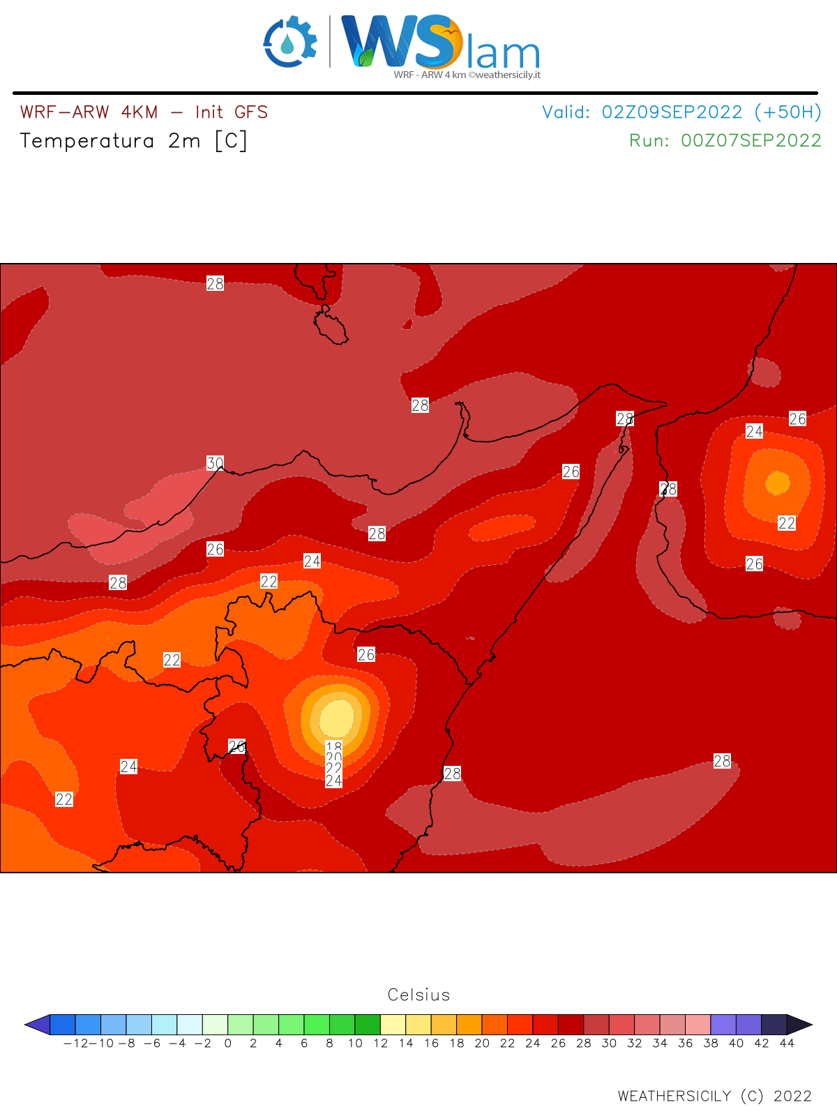 Meteo Messina e Provincia: apice del caldo nelle prossime 48 ore (Sicilia)