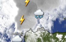 Meteo Sicilia: intensa linea temporalesca tra il basso Tirreno e il trapanese! La situazione live.