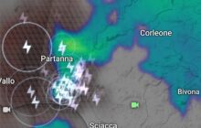 Meteo Sicilia: Temporali e nubifragi sull'agrigentino! La situazione vista tramite sat live.