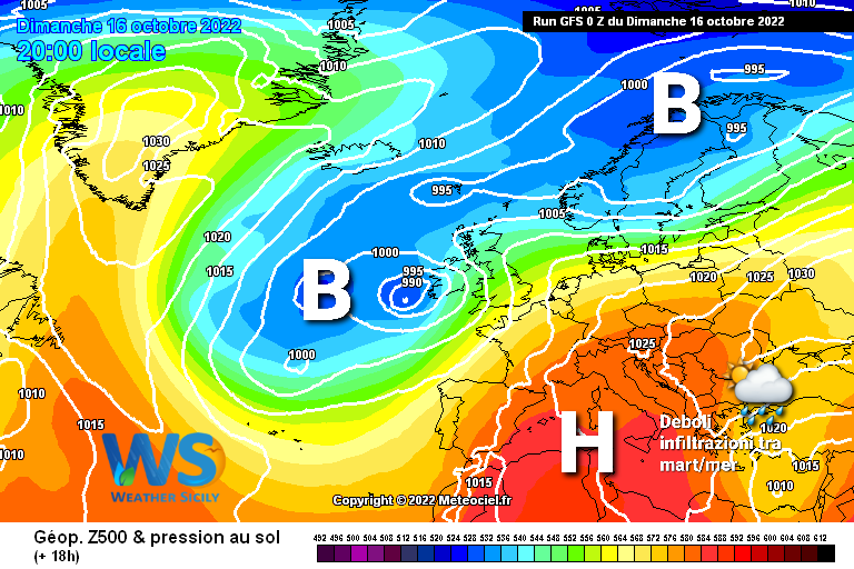 Meteo Sicilia: anticiclone in atto! Qualche disturbo sul messinese tra martedì e mercoledì. Probabile aumento termico nel prossimo weekend!