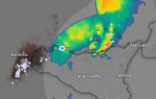 Meteo Sicilia: nubifragi sul trapanese si dirigono verso interno palermitano e agrigentino! Altri temporali tra messinese tirrenico e le Eolie! Situazione live