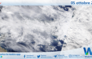 Sicilia: immagine satellitare Nasa di mercoledì 05 ottobre 2022