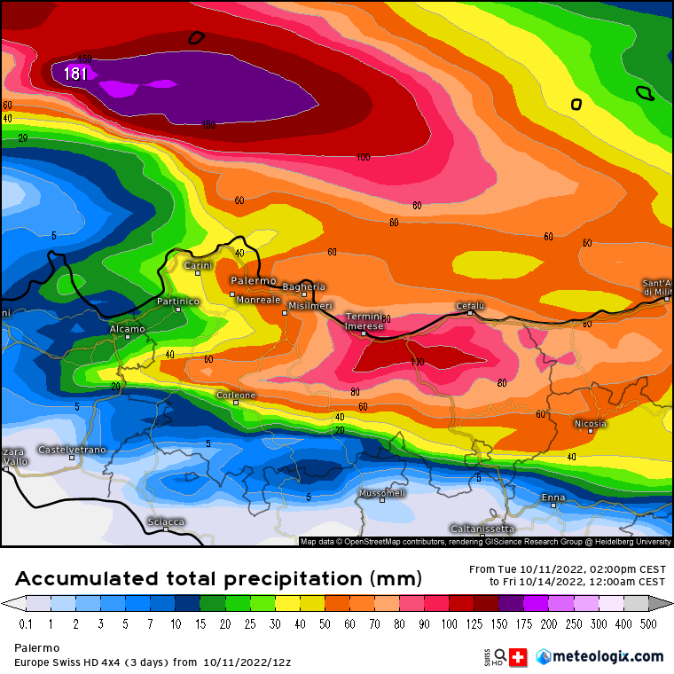 Meteo Sicilia: possibili forti temporali e locali nubifragi in arrivo giovedì!