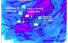 Meteo Sicilia: in arrivo forte maltempo ed un crollo termico nel weekend! Attesa la prima neve stagionale sull'Etna.