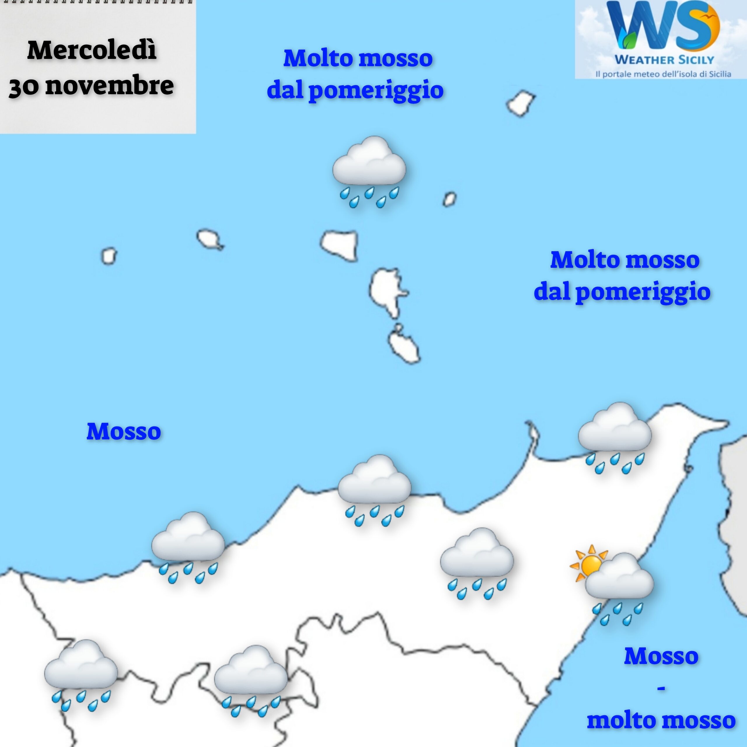 Meteo Messina: possibile un mercoledì molto instabile sul messinese tirrenico.