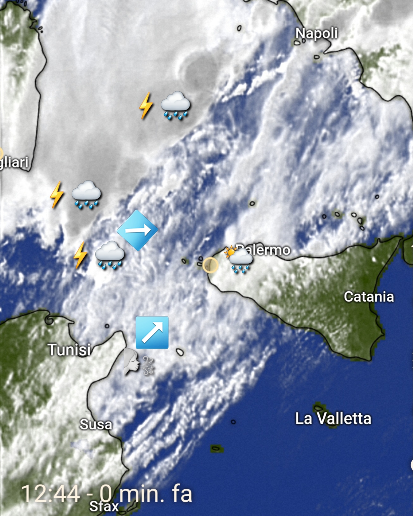 Meteo Sicilia: ultime ore di caldo, in attesa dei temporali e di un marcato calo termico.
