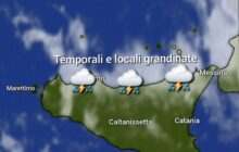 Meteo Sicilia: temporali e locali grandinate ancora in atto!