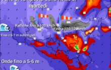Meteo Sicilia: tempesta di vento in arrivo martedì. Onde fino a 6-7 m di altezza sulle isole Egadi!