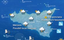 Meteo Sicilia: severo maltempo in arrivo! Possibili forti fenomeni con locali nubifragi.
