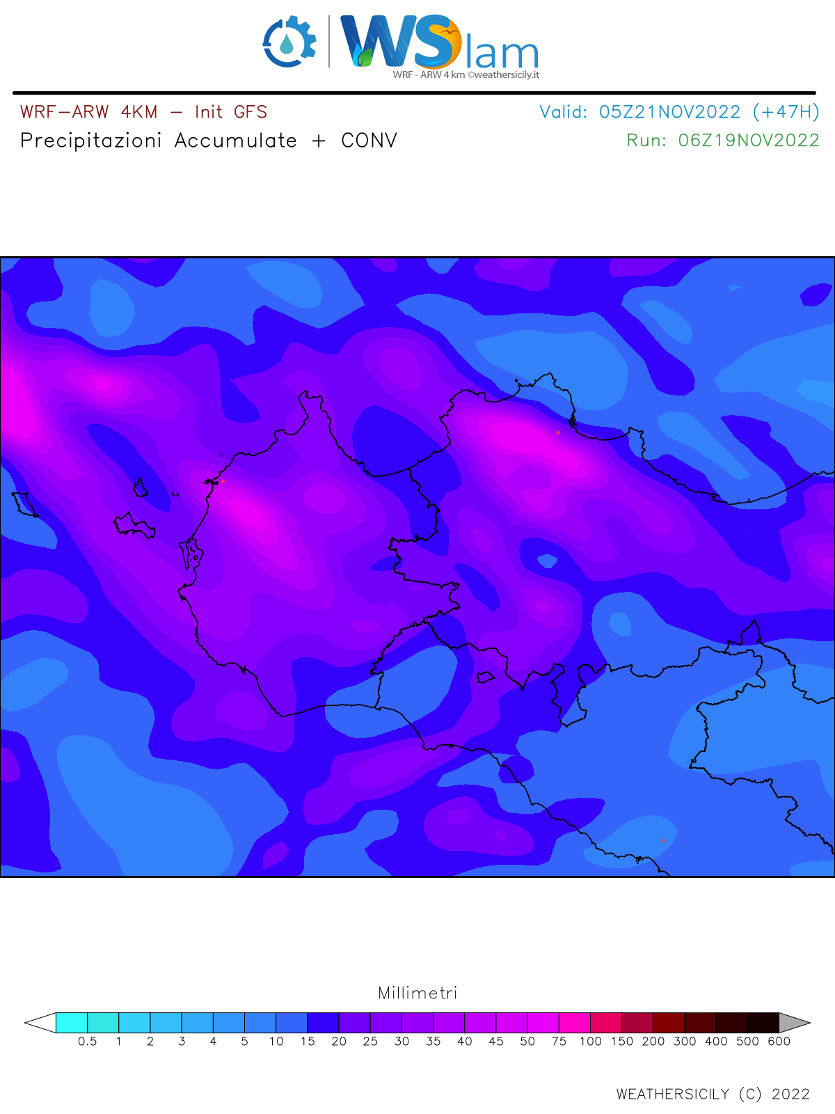 Meteo Palermo: maltempo in arrivo! Domenica piovosa con netto calo delle temperature.