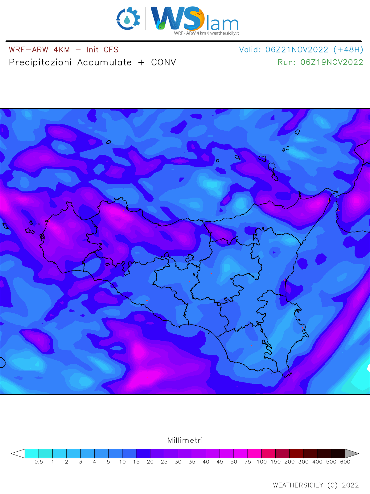 Meteo Sicilia: piogge e temporali localmente intensi domani! Ci attende una domenica instabile.
