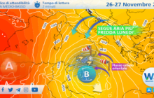 Sicilia, nuovo ciclone nel weekend: atteso maltempo, forti venti e nevone sull'Etna!