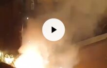 Alluvione messinese: incendio in un quadro elettrico ad Alta Tensione dovuto alle fulminazioni - VIDEO-