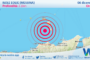 Scossa di terremoto magnitudo 2.6 nel Tirreno Meridionale (MARE)