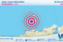 Scossa di terremoto magnitudo 2.9 nel Tirreno Meridionale (MARE)