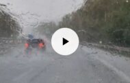 Meteo Sicilia: intensa grandinata sull'autostrada A19 tra Altavilla Milicia e Trabia