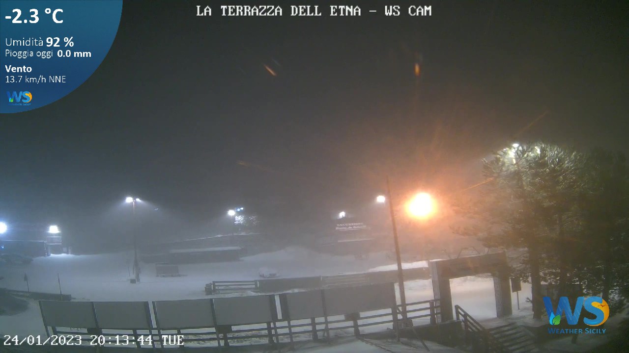 Meteo Sicilia: ancora maltempo nelle prossime ore! Nevica a Piano Battaglia e sull'Etna - VIDEO-