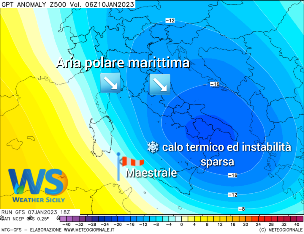 Meteo Sicilia probabile primo sussulto invernale in arrivo! Weather