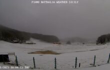 Meteo Sicilia: nevica attualmente sui rilievi settentrionali a circa 800m. Imbiancata Piano Battaglia!