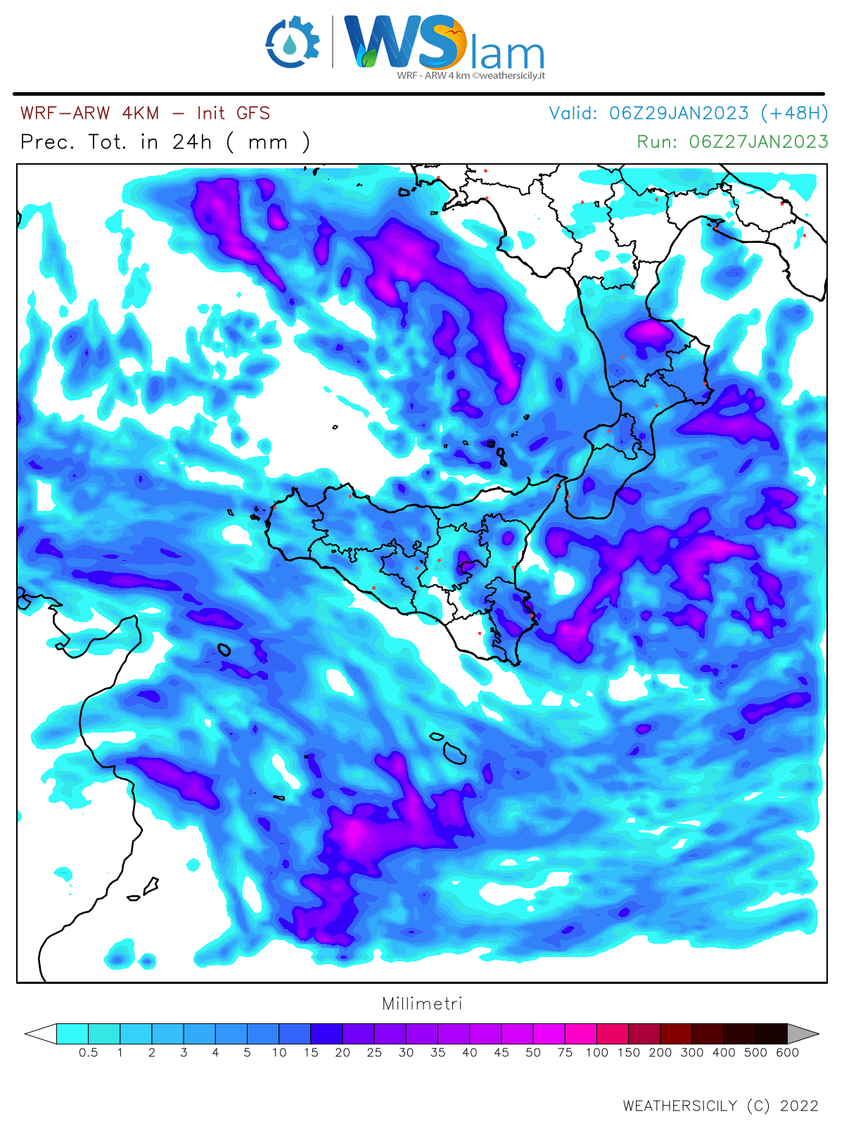 Meteo Sicilia: weekend ancora localmente instabile e freddo.