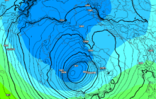 Meteo Sicilia: ciclone polare in atto! Attenzione ai forti venti e alla mareggiate nelle prossime ore.