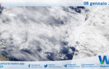 Meteo Sicilia: immagine satellitare Nasa di domenica 08 gennaio 2023